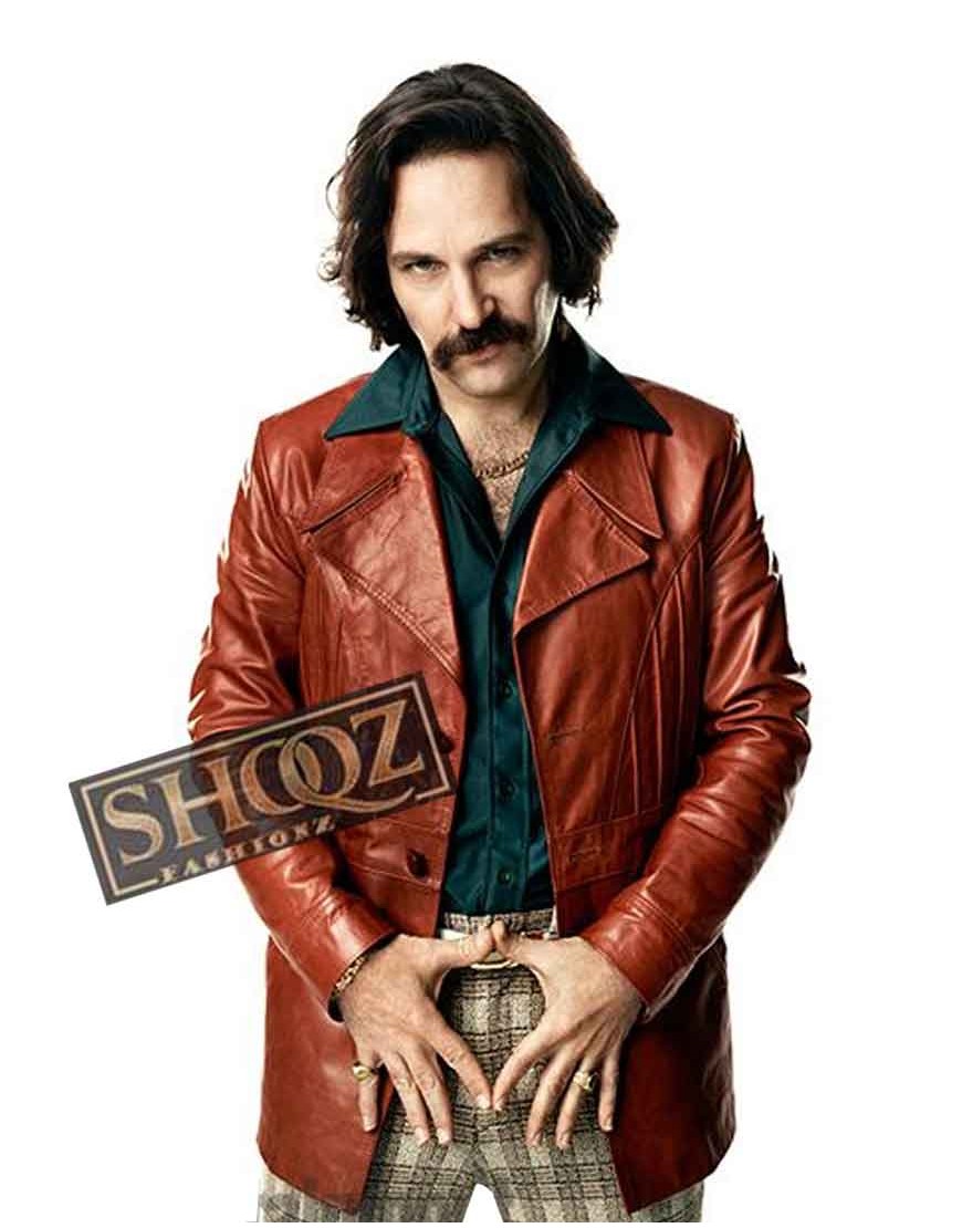 Paul Rudd Anchorman 2 Brain Fantana Brown Jacket